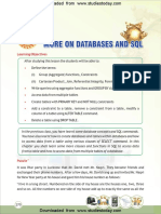 CBSE Class 12 Informatic Practices Databases and SQL