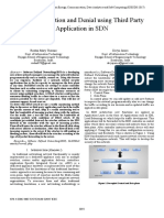 DDOS Detection and Denial Using Third Party Application in SDN