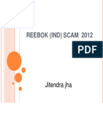 Reebok (Ind) Scam 2012: Jitendra Jha