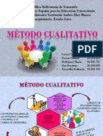 Metodo Cualitativo