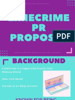 Limecrime PR Proposal