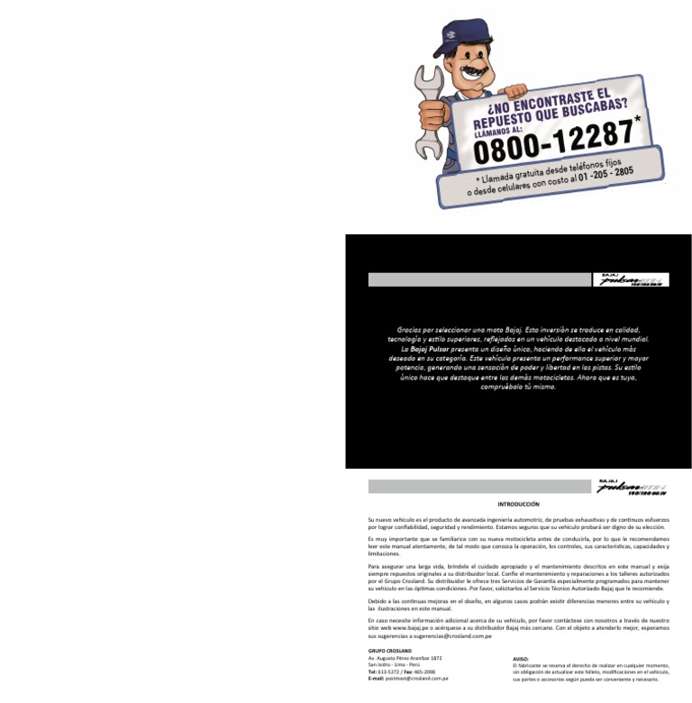 BAJAJ PULSAR 180 SERVICE MANUAL PDF visual data 7