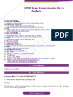 17 Oct 2019: UPSC Exam Comprehensive News Analysis: GS2 Related