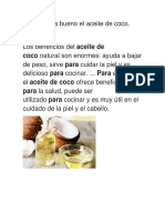 Aceite de Coco