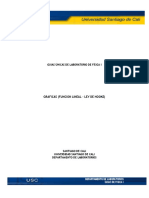 Graficas - Funcion Lineal - Ley de Hooke PDF