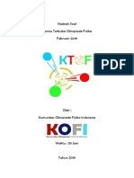 Soal PG KTOF Februari 2019 (Pra OSK) PDF