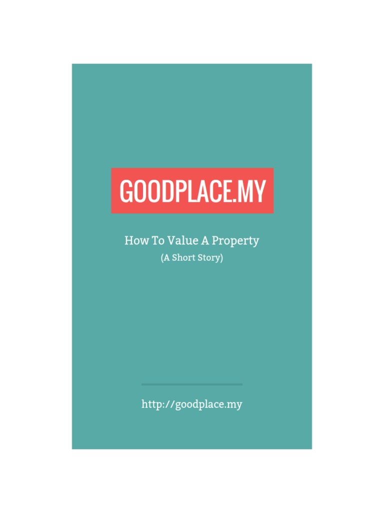 Goodplace Valuation Guide PDF Fair Market Value Real Estate Appraisal