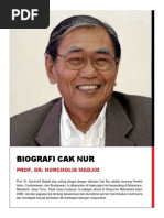 Biografi Cak Nur