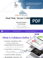 Presentation Michael Meeks - OwnCloud Conference 2018