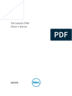 Dell Latitude E7440 Owner's Manual: Regulatory Model: P40G Regulatory Type: P40G001