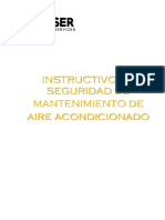 Procedimiento - Mantenimiento de Aire Acondicionado