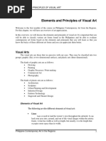 Lesson 1 Elements and Principles of Visual Arts PDF