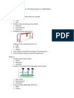 Soal Pts Penjas Kelas 1 2019