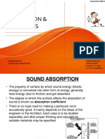 BUILDING SOUND ABSORPTION MATERIALS