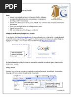 Google Docs - Tipsheet and Resource Guide