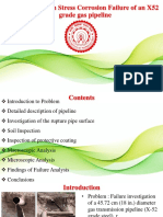 A Case Study On Stress Corrosion Failure of An X52 Grade Gas Pipeline
