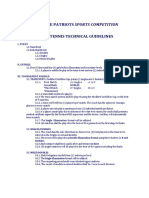 2019 Cavite Patriots Sports Competition Table Tennis Technical Guidelines