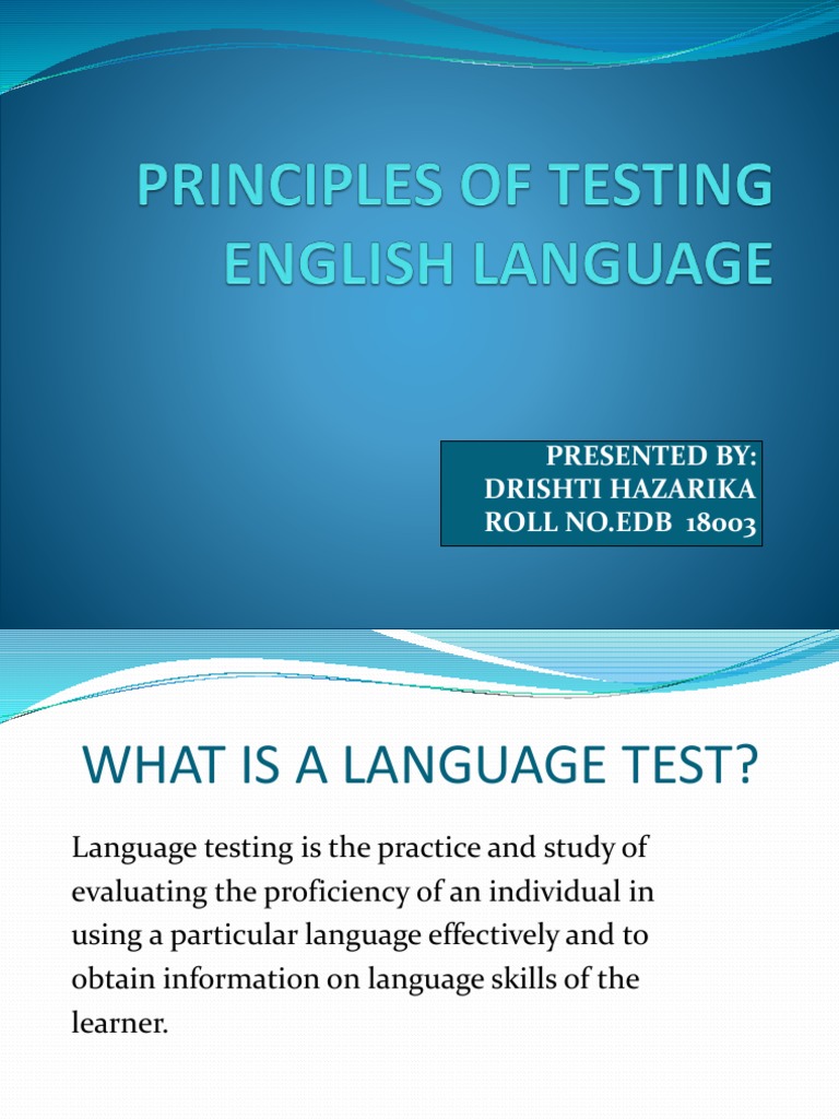 PRINCIPLES OF TESTING @drishti | PDF | Validity (Statistics ...
