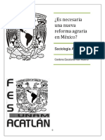 Es Necesaria Una Nueva Reforma Agraria en México