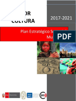 PESEM Sector Cultura 2017 2021