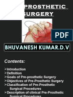 Preprosthetic Surgery