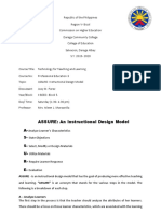 ASSURE: An Instructional Design Model: A-S - S - U - R - E