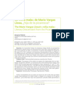 La Niña Mala de Mario Vargas Llosa, ¿Hija de La Picaresca?