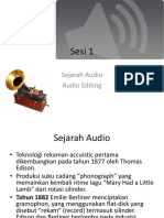 Sejarah Audio