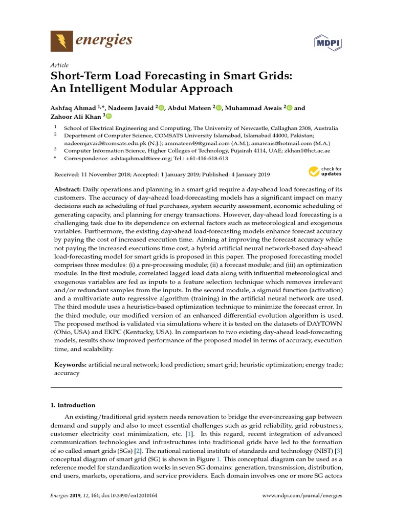 Short Term Load Forcasting | PDF | Mathematical Optimization ...