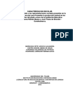 RIUT-JCCA-spa-2014-caracterizacion Escolar. Un Acercamiento A Las Representaciones Sociales Presentes en La Cotidianidad Escolar para Fomentar La Producción Textual en Los Estudiantes PDF