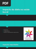 Impacto da dieta na saúde bucal