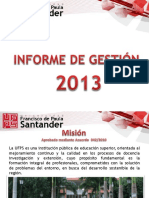 Informe de Gestion 2013 2