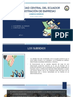 Subsidios Exposición