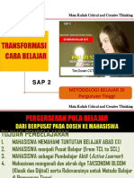 (SAP 2) Metodologi Belajar Di Perguruan Tinggi (2017)