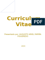 Curriculum Augusto Fariña