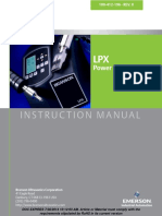 Branson LPX Manual