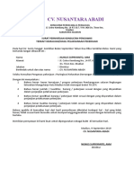 Surat Pernyataan Konsultan CV. Nusantara Abadi
