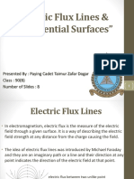 Electric Flux Lines & Equipotential Surfaces