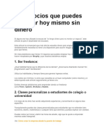 10 Negocios Que Puedes Empezar Hoy Mismo Sin Dinero