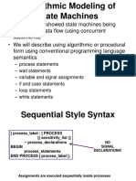 Process Statements - Wait Statements - Variable and Signal Assignments - If and Case Statements - Loop Statements - While Statements