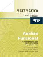 Análise Funcional Curso Pós-Graduação