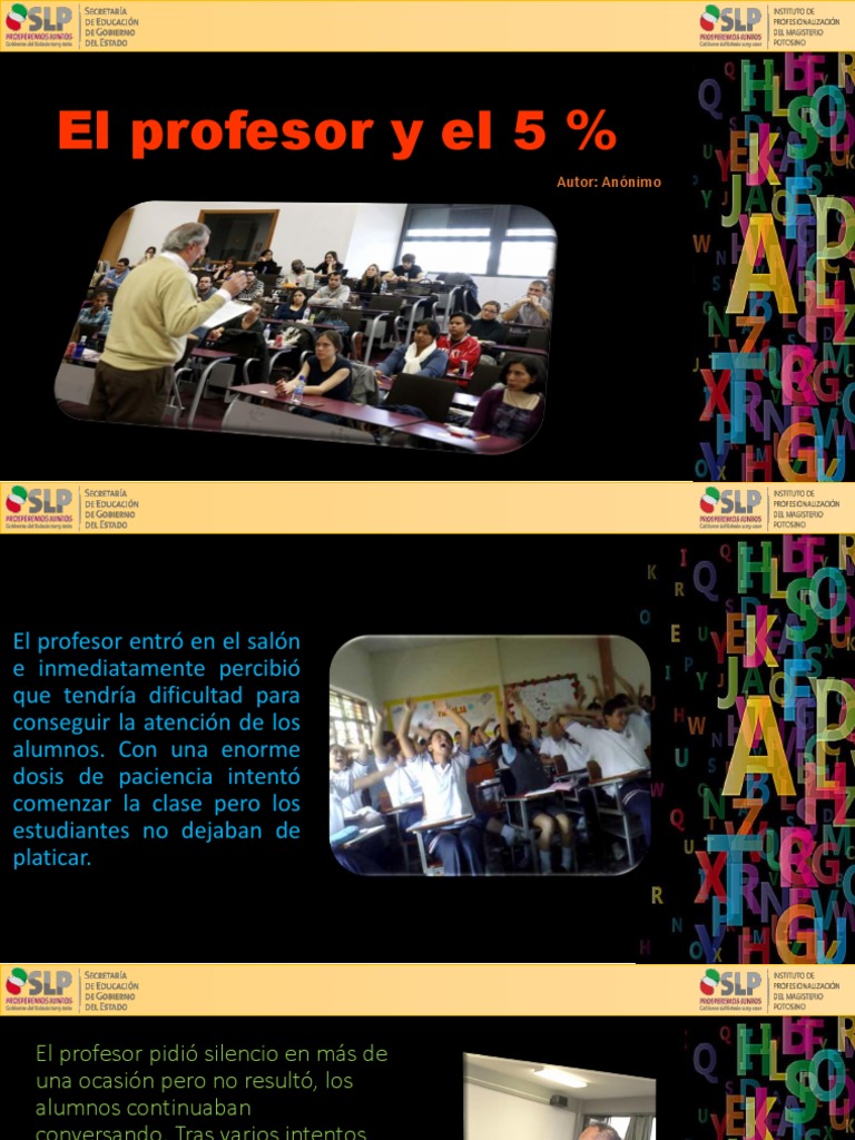 El maestro y el 5% de alumnos especiales | PDF