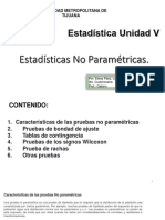 Pruebas Estadísticas No Paramétricas