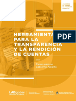 Gobierno Abierto - Herramientas para La Transparencia y La Rendicion de Cuentas PDF