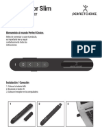 Presentador Slim Perfect Choice - Guía de Usuario PC-044871 Español