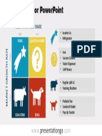 BCG Matrix for PowerPoint - Market Share & Growth Rate Analysis