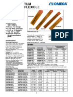 Polyimide Insulated Flexible Heaters Data Sheet