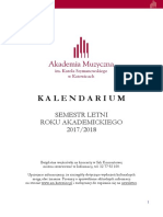 Kalendarium 2017-2018