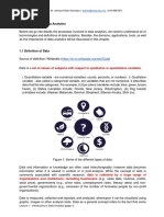 Lecture 1 - Introductory To Data Analytics