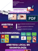 Tecnicas Anestesicas y Anestesia - PPTX (Autoguardado) (Autoguardado)